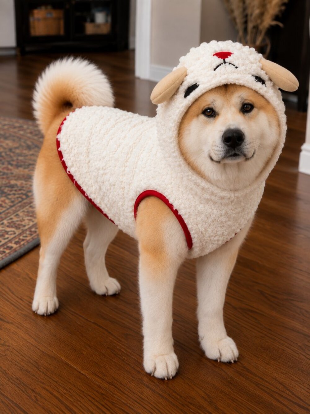 NWT - Multipet Lambchop Dog Sweater - Size Large
